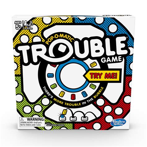 Trouble Board Game for Kids Ages 5 and Up 2-4 Players, Board Games ...