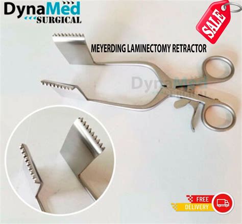 MEYERDING SELF-RETAINING LAMINECTOMY RETRACTOR 7" surgical instruments ...