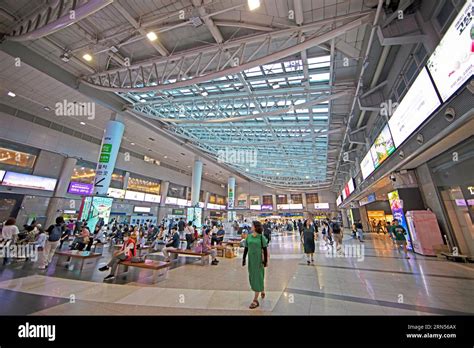 Yongsan Station, interior view, Seoul, South Korea Stock Photo - Alamy