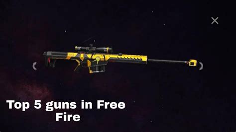 Top 5 Best Guns In Free Fire – FirstSportz