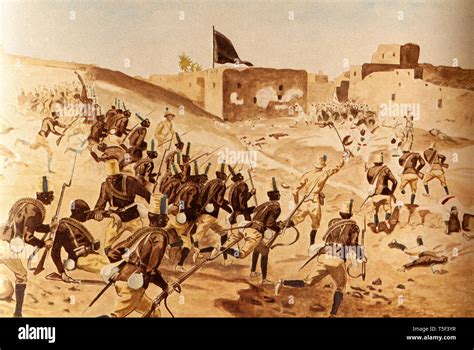 Mahdist war ( 1881 - 1899) -The assault on Abu Hamed. Major Bumbury ...