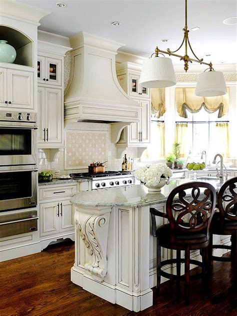 White Country French Kitchen Cabinets - TajSneddon