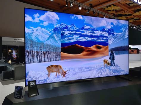 Samsung just unveiled a 98-inch QLED 8K TV at the Samsung SEAO Forum ...