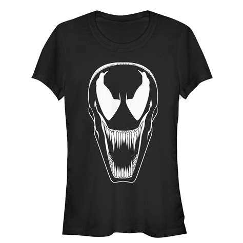 Marvel Juniors' Venom Modern Face T-Shirt - Walmart.com