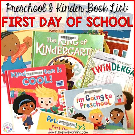 The BEST First Day of School Books for Preschool & Kindergarten