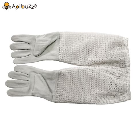 3-layer-vented-bee-keeping-gloves-long-sleeves-apiculture-equipment ...