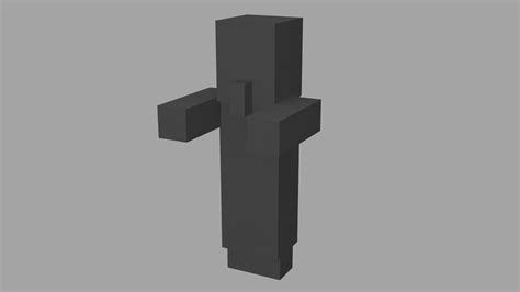 3D Minecraft Zombie Villager Model - TurboSquid 1843265