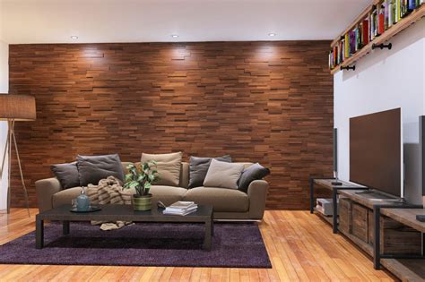 3D Wall Panels Plastic PVC Decorative Wood Tiles Cladding WALNUT