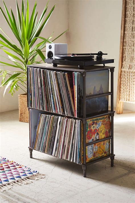 Vinyl Storage Shelf - Urban Outfitters | Vinyl storage, Living room diy ...