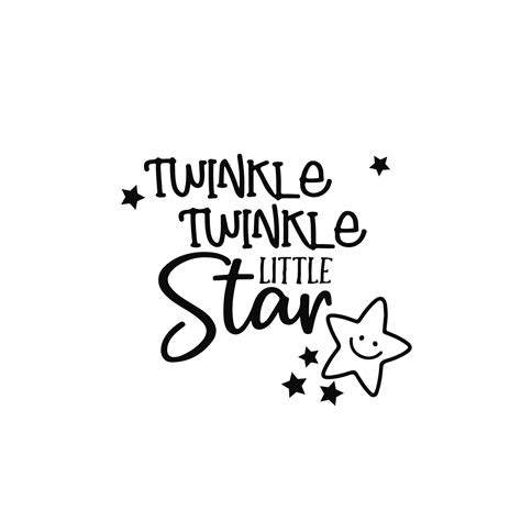 Twinkle Twinkle Little Star SVG PNG EPS dxf jpg digital | Etsy