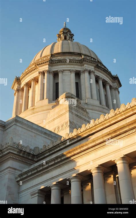 Washington State Legislative Building Showing Capitol Dome Stock Photo ...