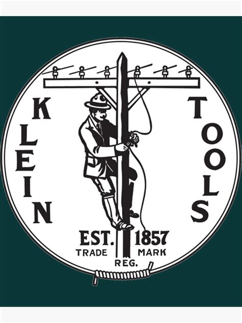 "Old School Klein Tools - Est . 1857 Logo " Poster by WickedBoutiques ...