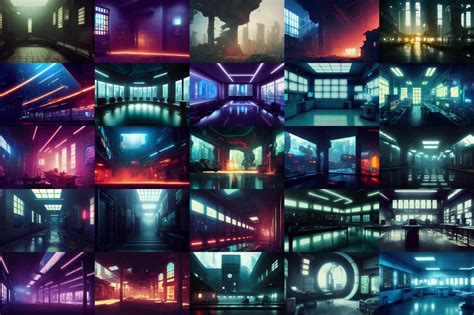 Cyberpunk & Sci-Fi High-resolution Background Pack (100 images ...