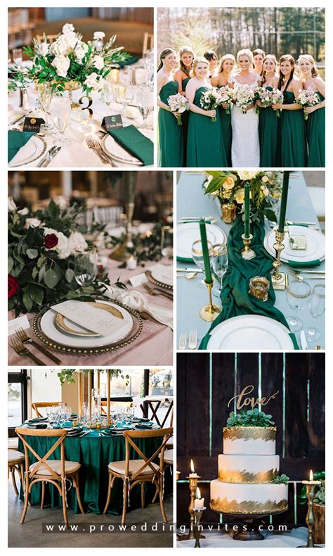 5 Stunning Jewel-toned Wedding Color Ideas for 2020 | Gold wedding ...