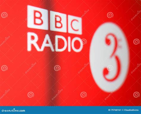 BBC Radio 3 logo in London editorial photo. Image of button - 79768161