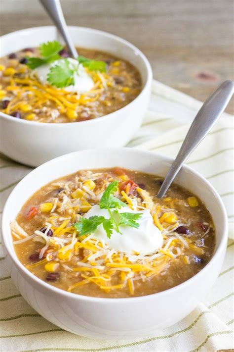 Instant Pot Mexican Chicken and Rice Soup with Video • Bread Booze Bacon