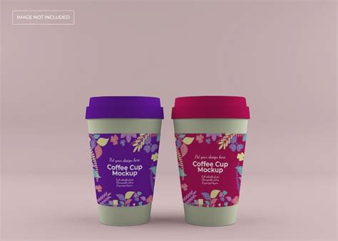 Premium PSD | Take away coffee cup mockup