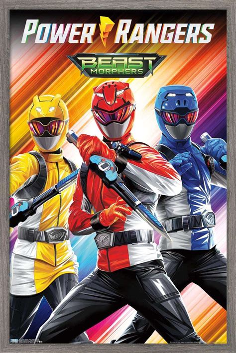 Power Rangers: Beast Morphers - Group Wall Poster, 22.375" x 34 ...