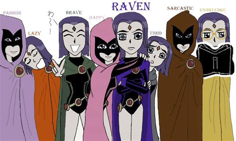 Raven and her emotions by Kamyia on DeviantArt