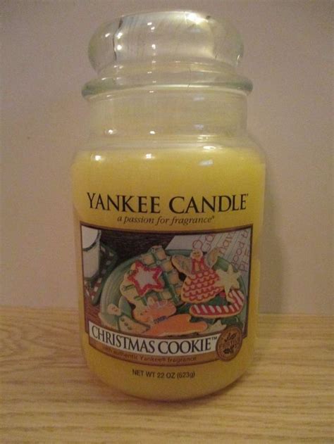 Yankee Candle Christmas Cookie Large 22 oz Jar NEW #YankeeCandle ...