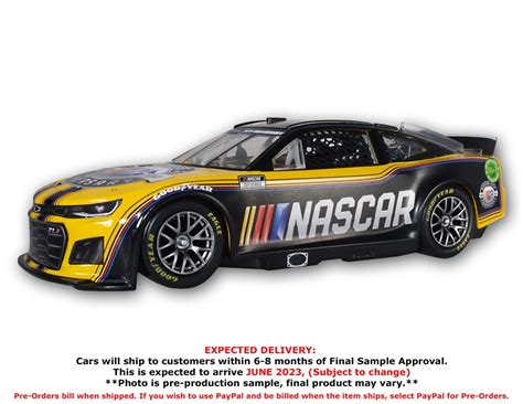 2023 NASCAR 75th Anniversary Chevrolet Camaro ZL1 1LE 1:24 Elite Nascar ...