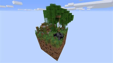 Download «One Block Skyblock» (3 mb) map for Minecraft