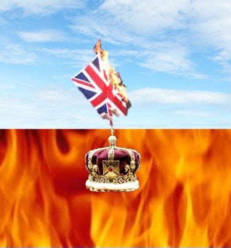 London burns and the monarchy goes missing