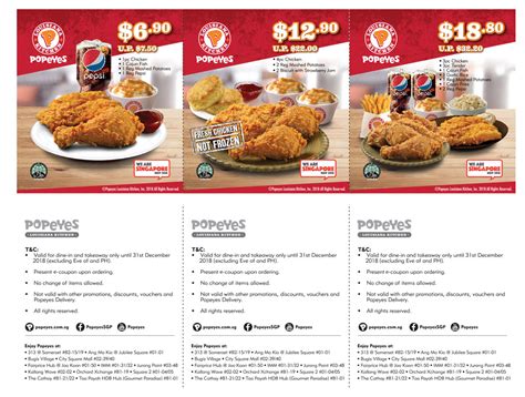 Popeyes Printable Coupons & Deals for use till 31 December 2018 ...