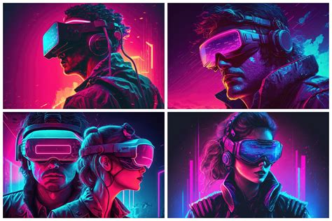 Step into the Future: 24 6K VR Headset Illustrations for Designers ...