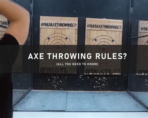 Axe Throwing Rules - Essential To Know Before Throwing Axe