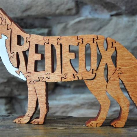 Wooden Animal Puzzle - Etsy