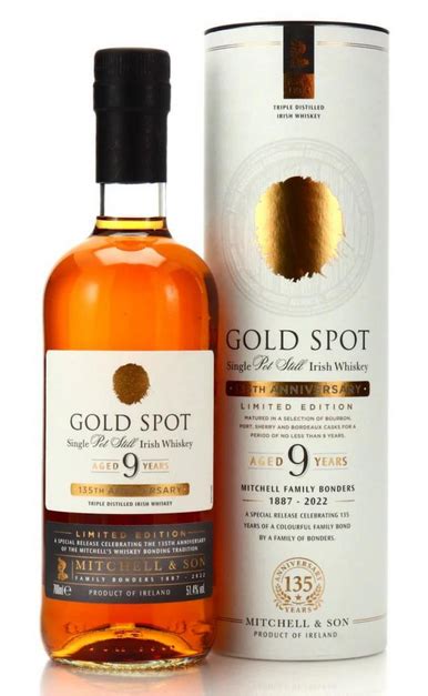 GOLD SPOT WHISKEY SINGLE POT STILL LIMITED 135TH ANNIVERSARY EDITION I ...