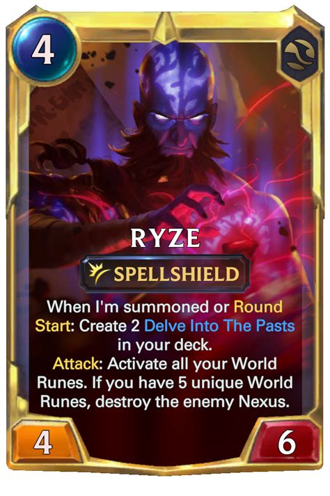 Ryze Card Info & Master Decks | StatHub.gg LoR