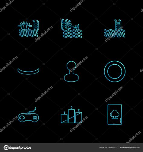 Minimalistic Flat App Icons Stock Vector by ©ibrandify 206882412