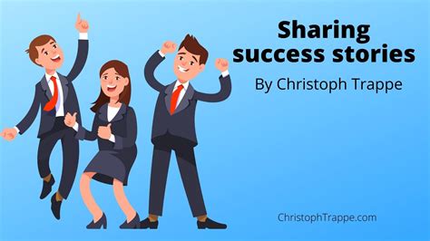 How to share your success stories comfortably and effectively