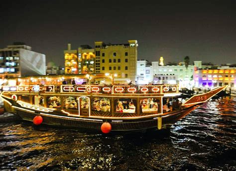 Dubai Creek Dhow Cruise with Buffet Dinner - Akhilaa Tourism