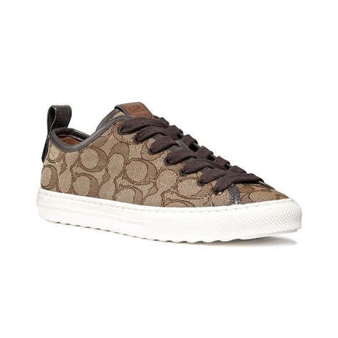 Coach Women's Signature Canvas Leather Sneaker | Fashion Sneakers ...