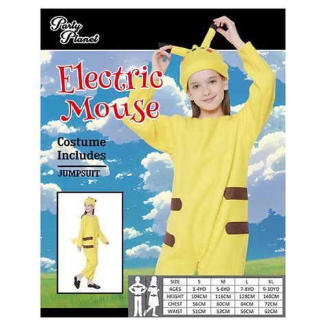 Electric Mouse Child Costume – Sydney Costume Shop