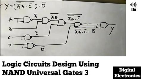 Logic Circuits Design From Boolean Expression Using NAND Gates ...