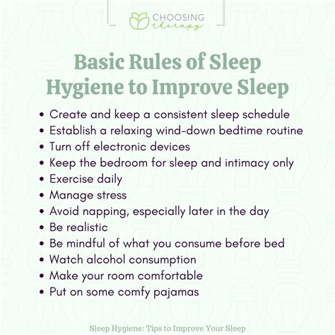 12 Sleep Hygiene Tips