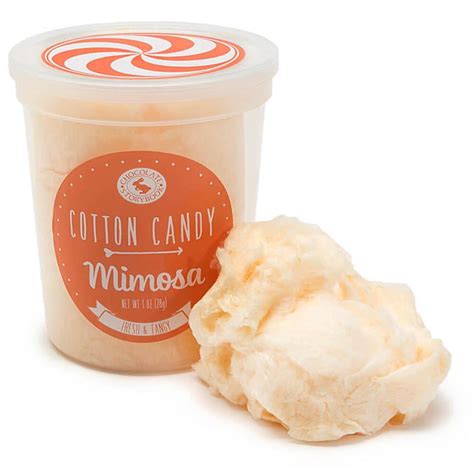 Chocolate Storybook Cotton Candy - Mimosa: 1-Ounce Tub | Candy Warehouse