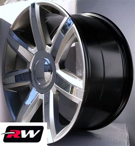 22 inch Cadillac Escalade OE Factory Replica Wheels 4739 Silver Chrome ...