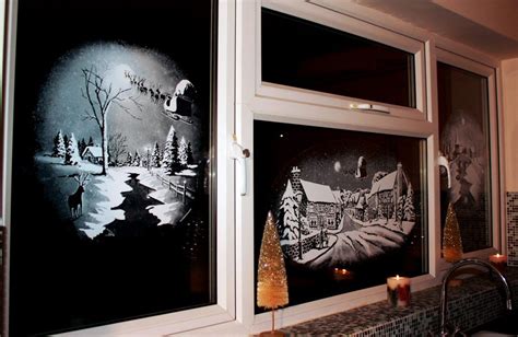 Window Stickers | Snow Windows | Window painting, Window stickers ...