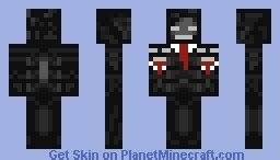 Wither boss 3 heads with 3 tuxedos Minecraft Skin