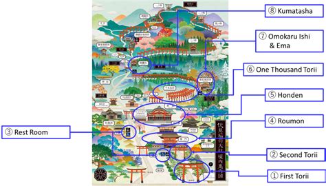 Fushimi Inari Taisha Shrine Map | Guide Service | Kyoto Welcome ...