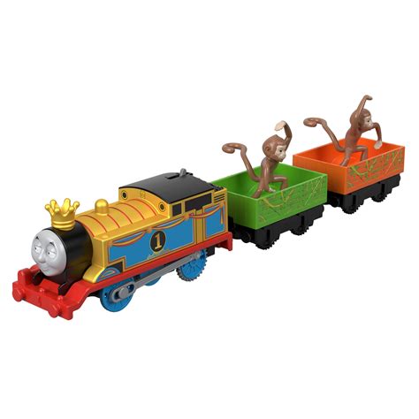 Thomas & Friends TrackMaster Motorized Monkey Mania Thomas Cargo Train ...