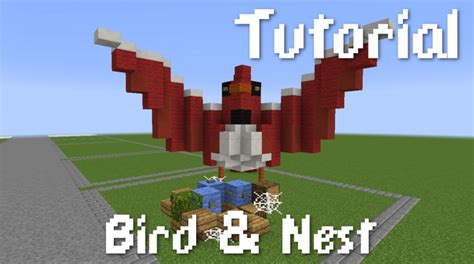 Red Bird & Nest Minecraft Project