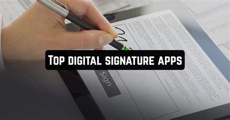 8 Top Digital Signature Apps for Android & iOS - Apppearl - Best mobile ...