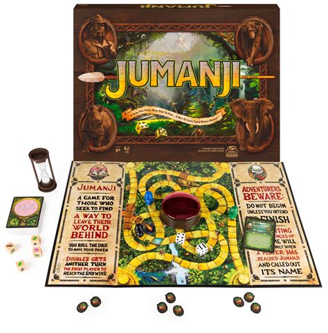 Buy Jumanji The Game, The Classic y Adventure Family Board Game Based ...