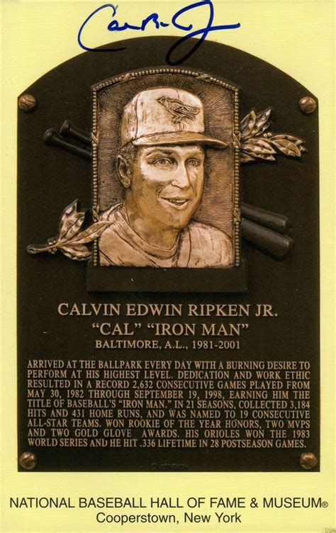 Cal Ripken, Jr. | PSA AutographFacts℠